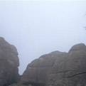El Torcal bei Nebel Im Winter